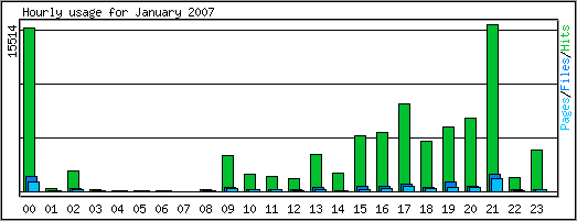 Hourly usage