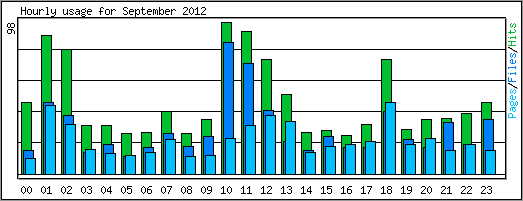 Hourly usage